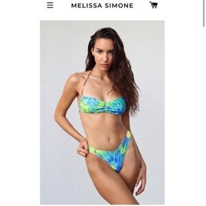 Brand new Melissa Simone X Revolve CHRISTINE RUCHED BOTTOM
